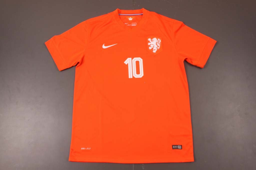 NETHERLANDS 201415 HOME SOCCER SHIRT 10 SNEIJJDER - Official Replica