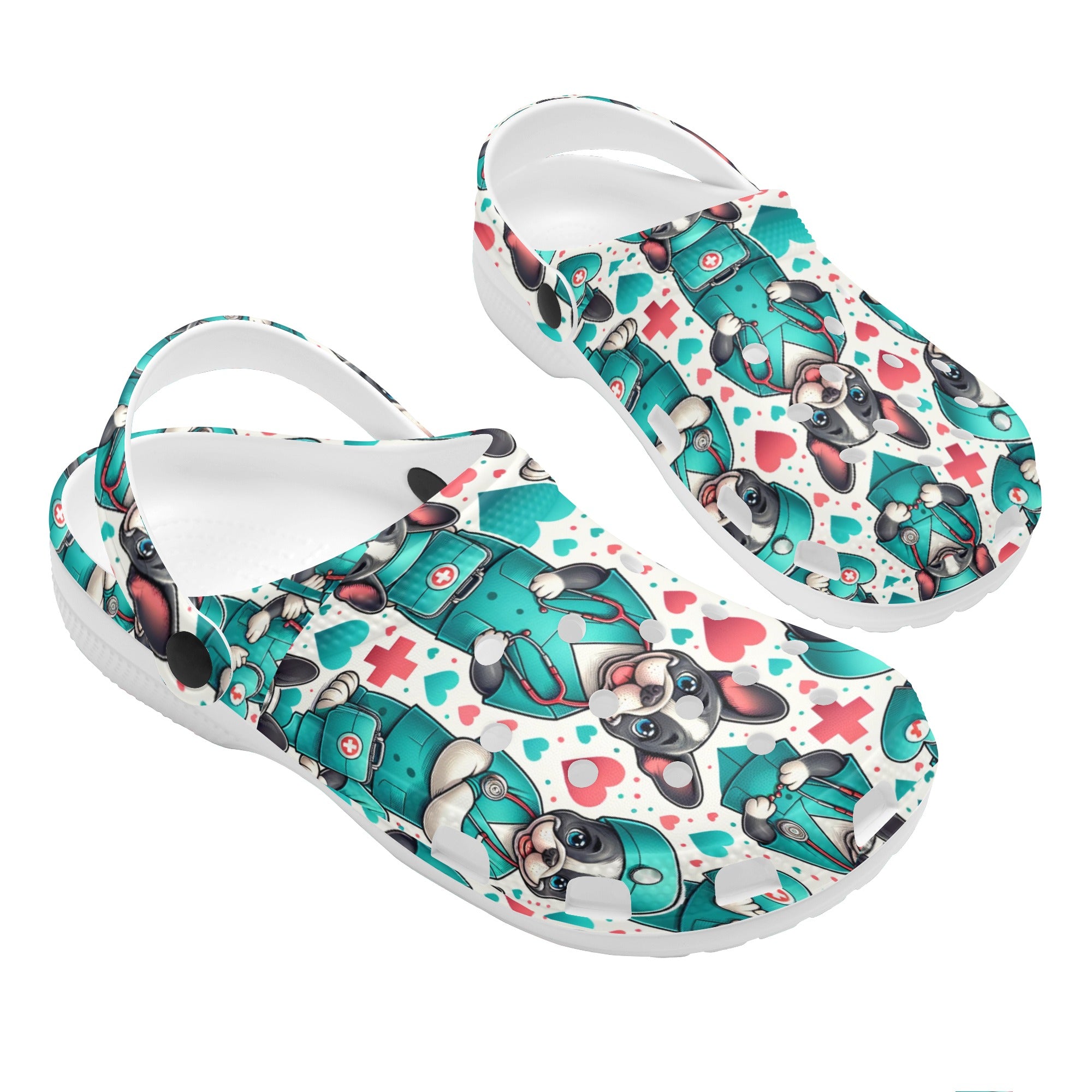 High-Quality Stella - Unisex Clogs for French Bulldog Lovers Durable