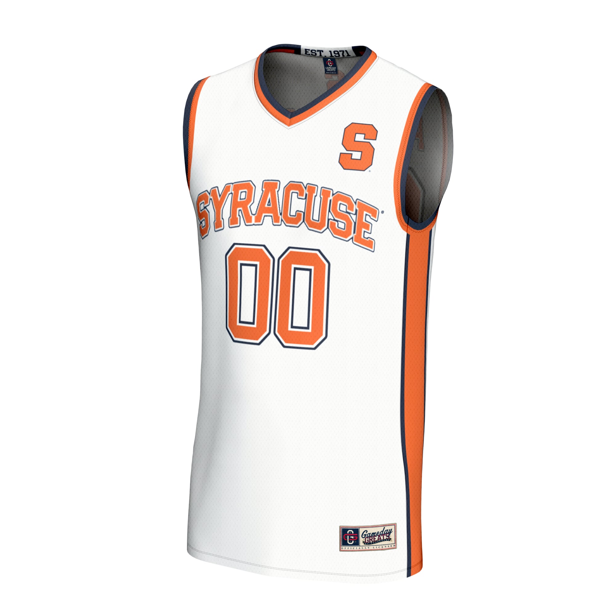 Syracuse Orange GameDay Greats Youth Lightweight Collegiate Women's Basketball NIL Pick-A-Player Fashion Jersey - White