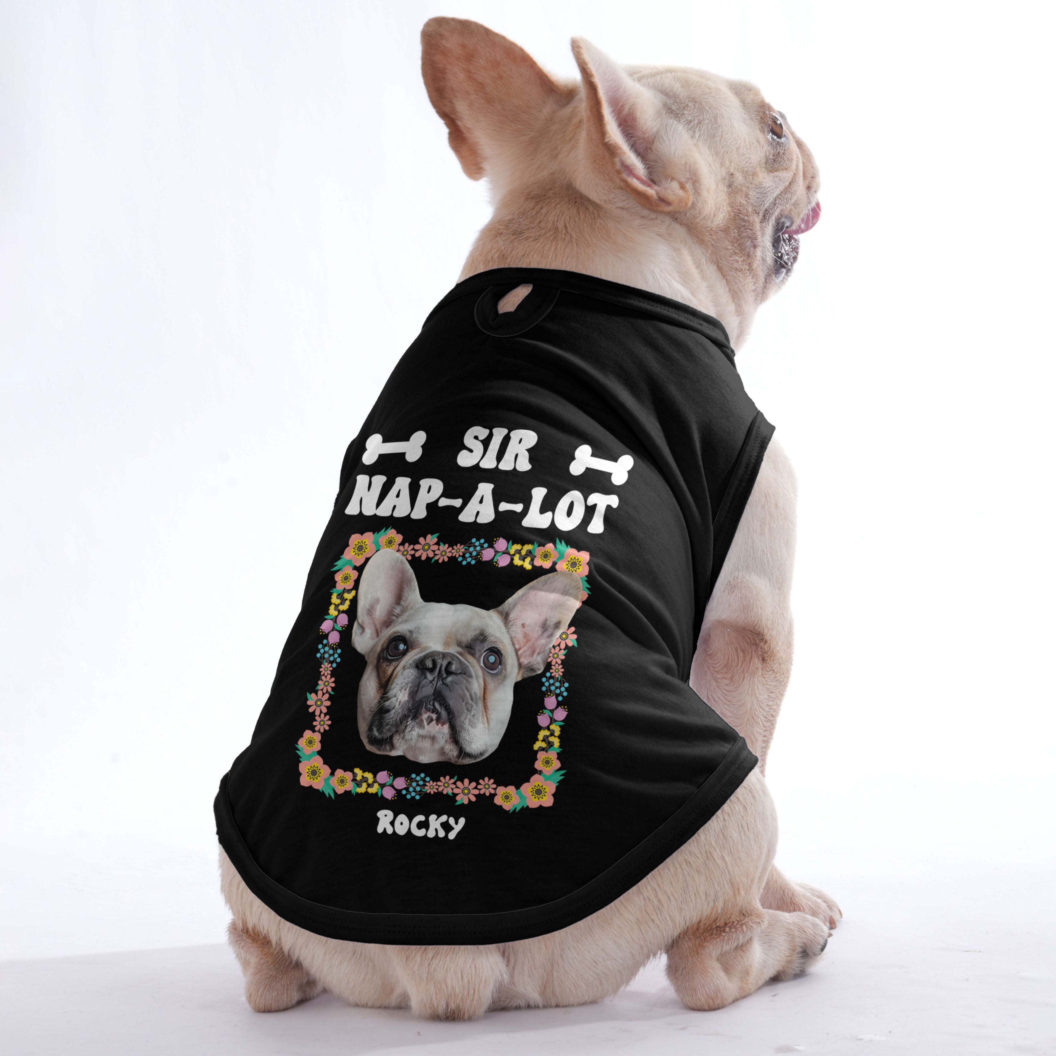 French Bulldog Miss Nap A Lot Personalized Frenchie Shirt | Custom Dog