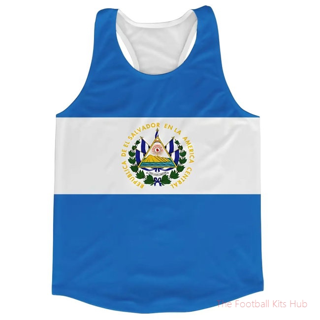 Men El Salvador Flag Running Vest