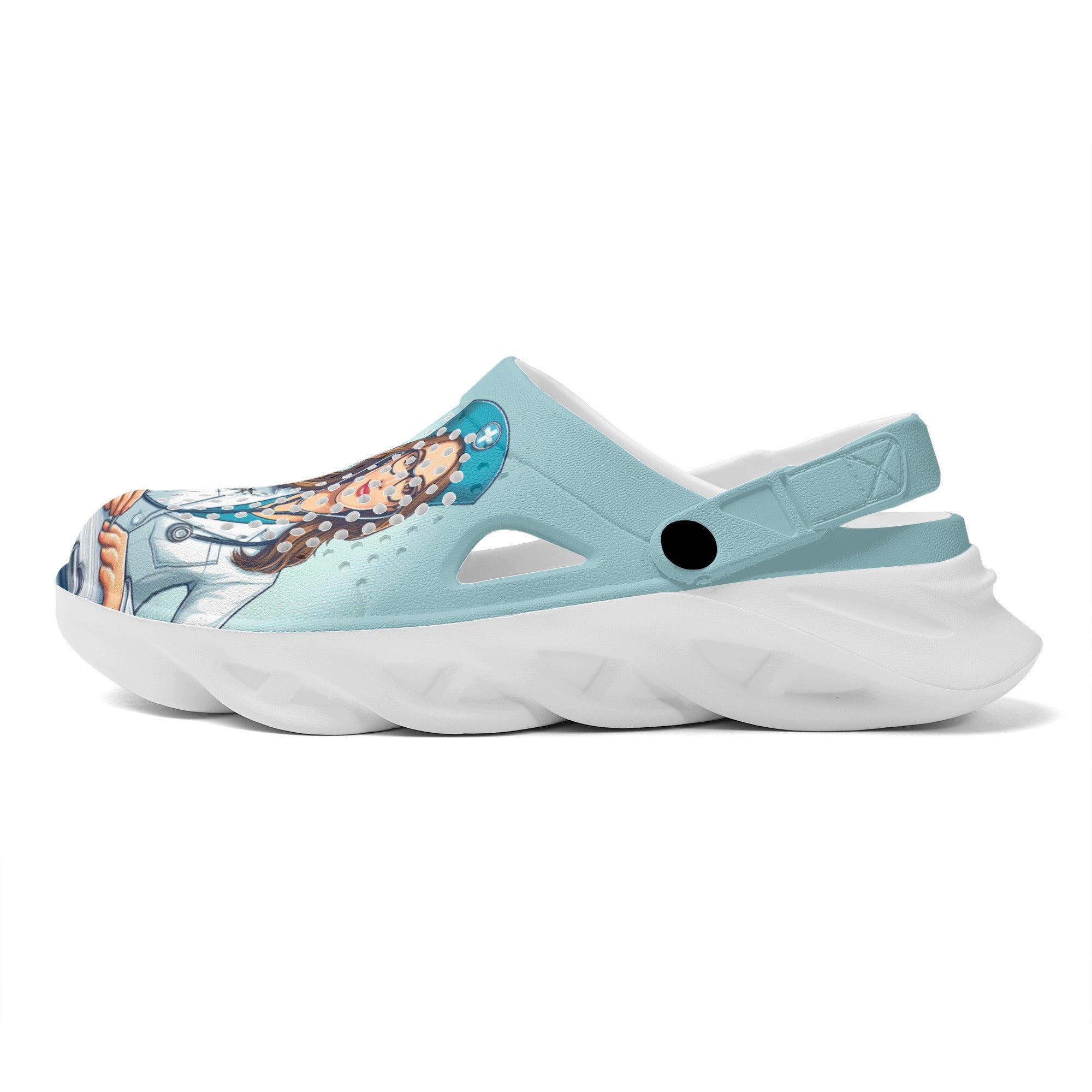 French Bulldog Gracie Summer Hollow Out Clogs Cute Frenchie Essential