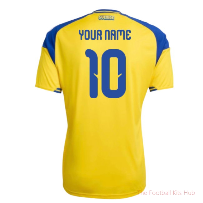 2026-2027 Sweden Home Shirt (Your Name)