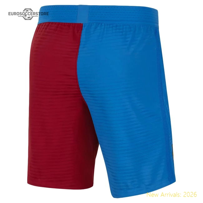 Genuine High-Quality 2021-2022 Barcelona Vapor Home Shorts (Blue)