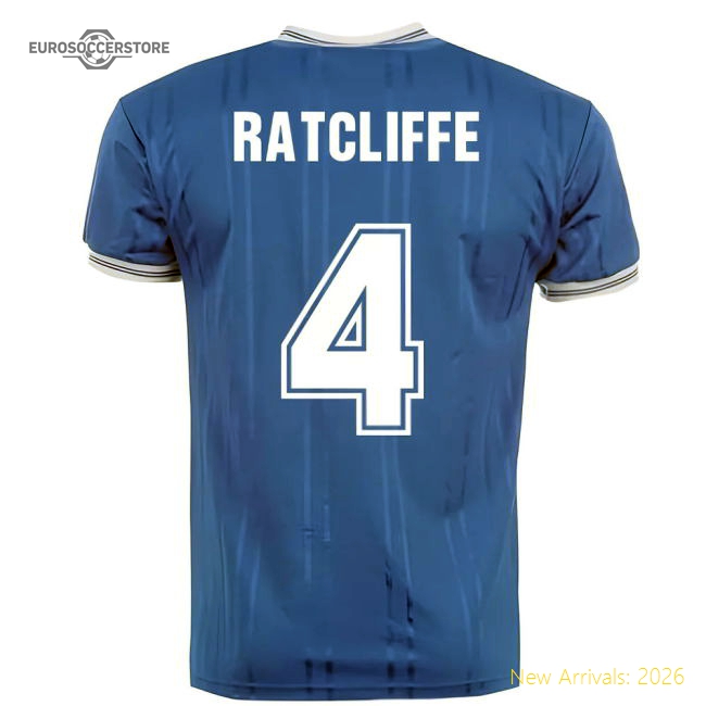 Official Score Draw Everton 1984 Home Shirt (ratcliffe 4) - Premium