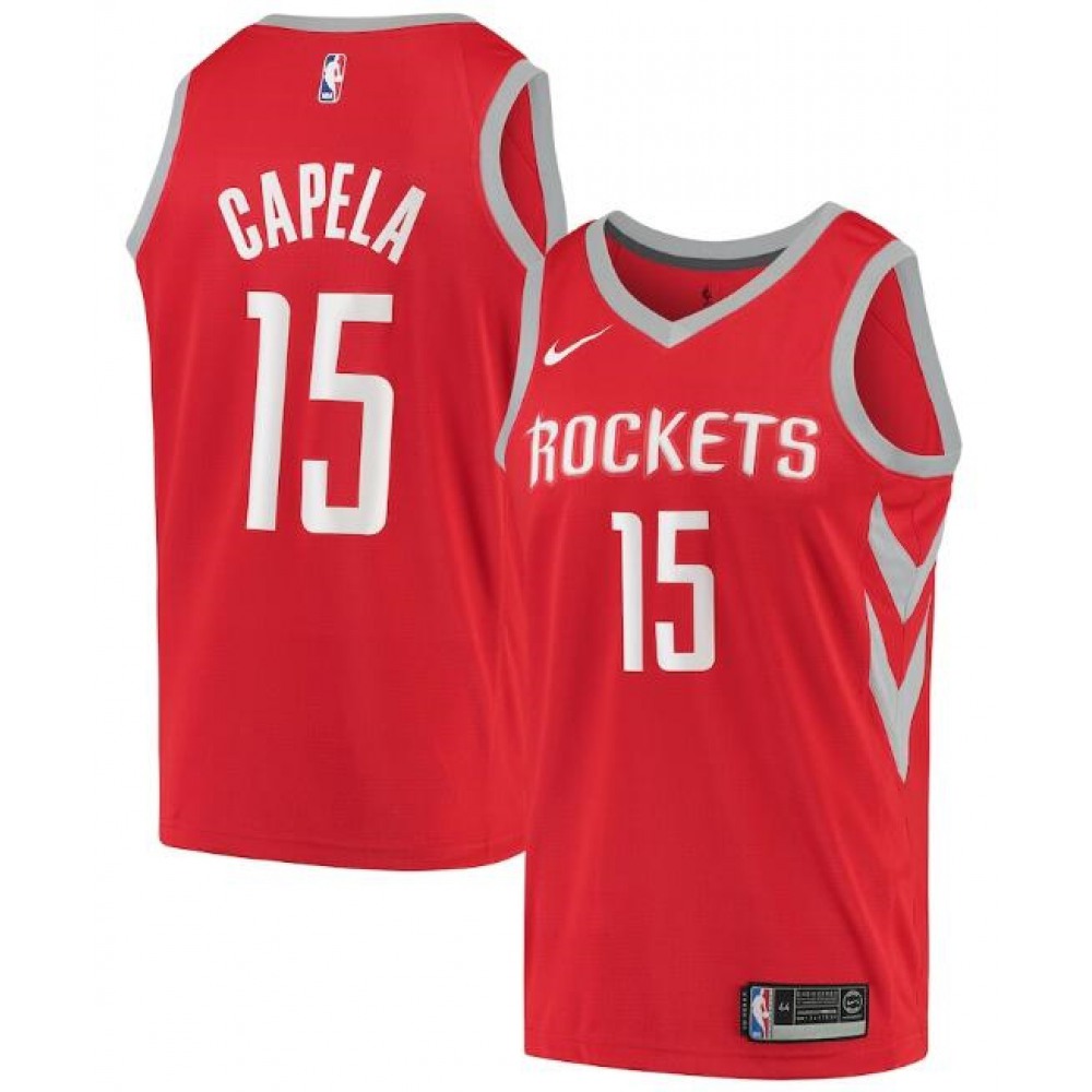 Houston Rockets 15 Red Jersey - - NBA Collection
