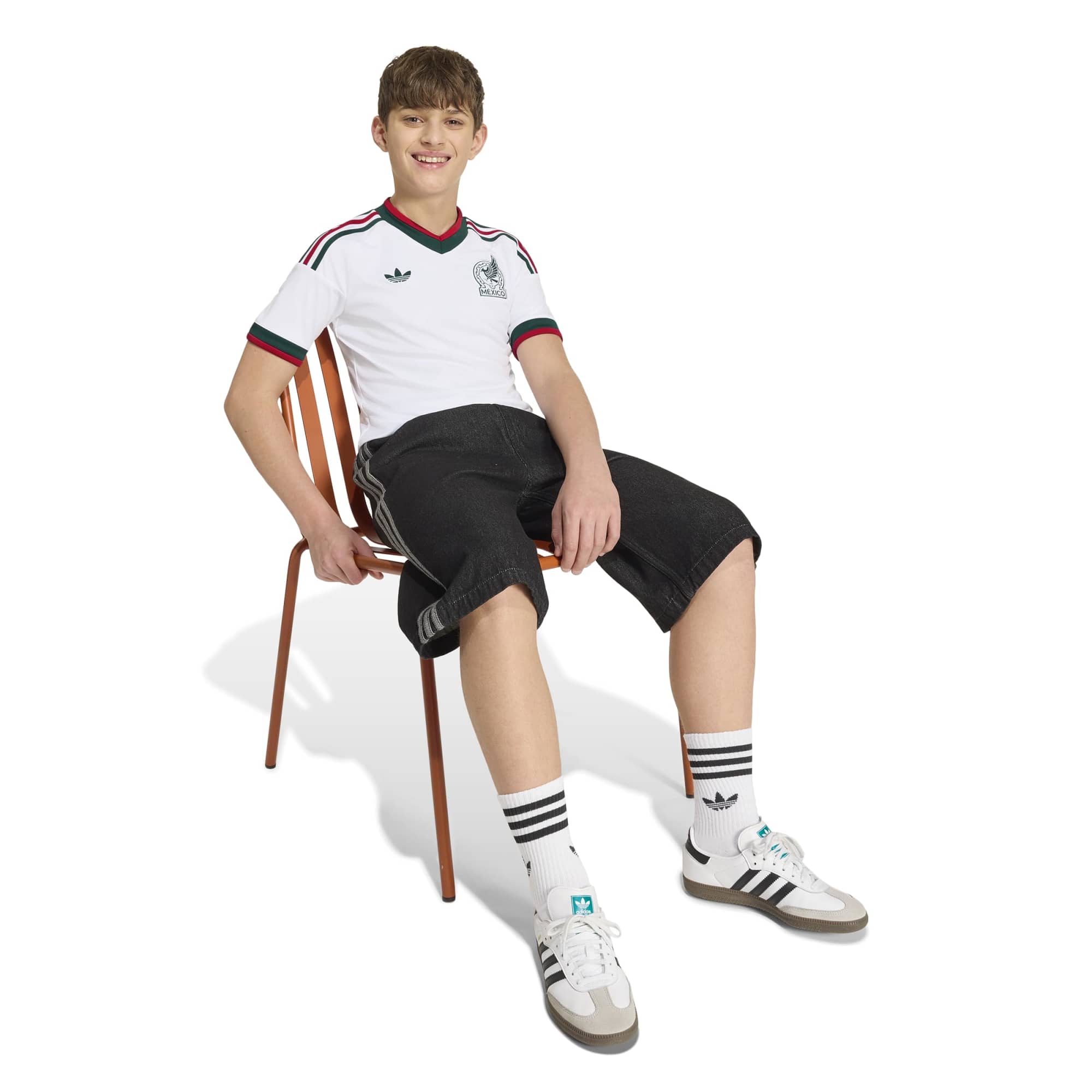 [JED] Mexico National Team Youth 2026 Away Replica Jersey - White