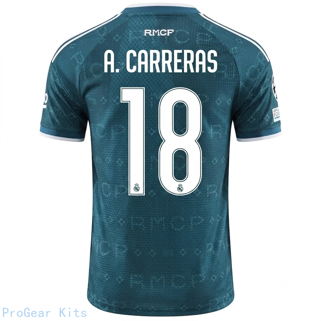 [SJH] Real Madrid lvaro Carreras #18 Away Kit 2026/27
