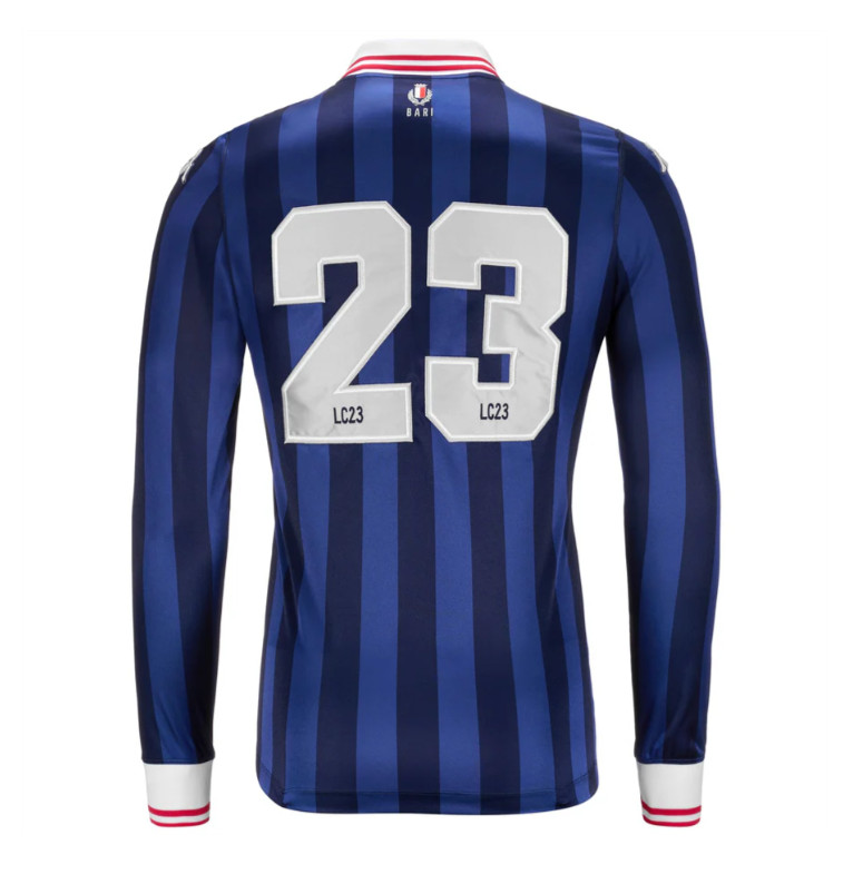 LC23 X SSC Bari 2425 Blue Long Sleeve Shirt 23 - Official Replica