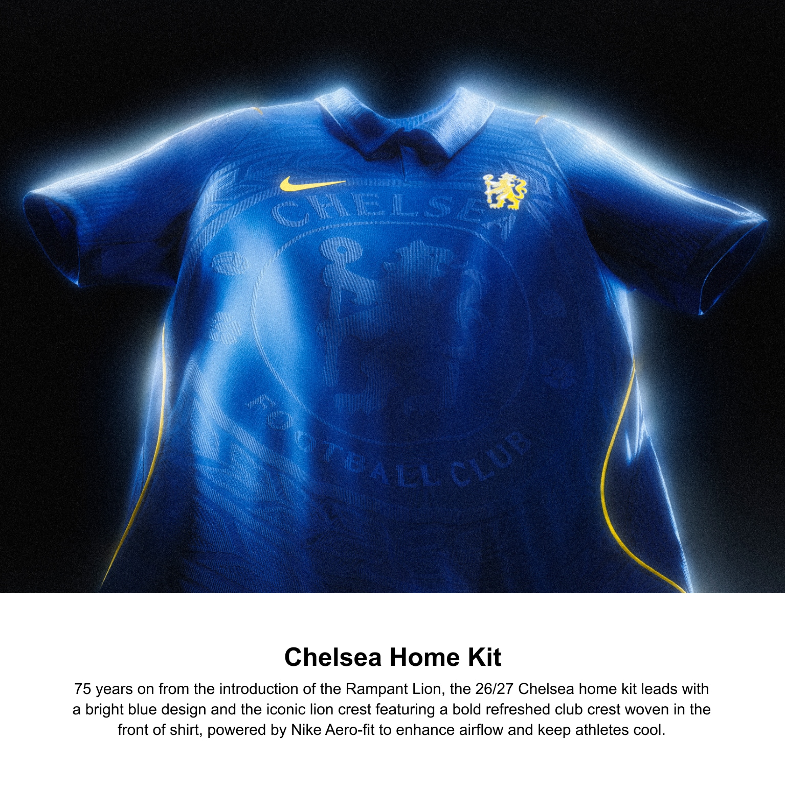 [JED] Chelsea 2026/27 Home Match Authentic Patch Jersey- - Blue