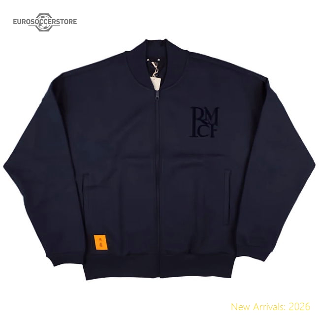 Premium-grade 2024-2025 Real Madrid Seasonal Doubleknit Track Top (