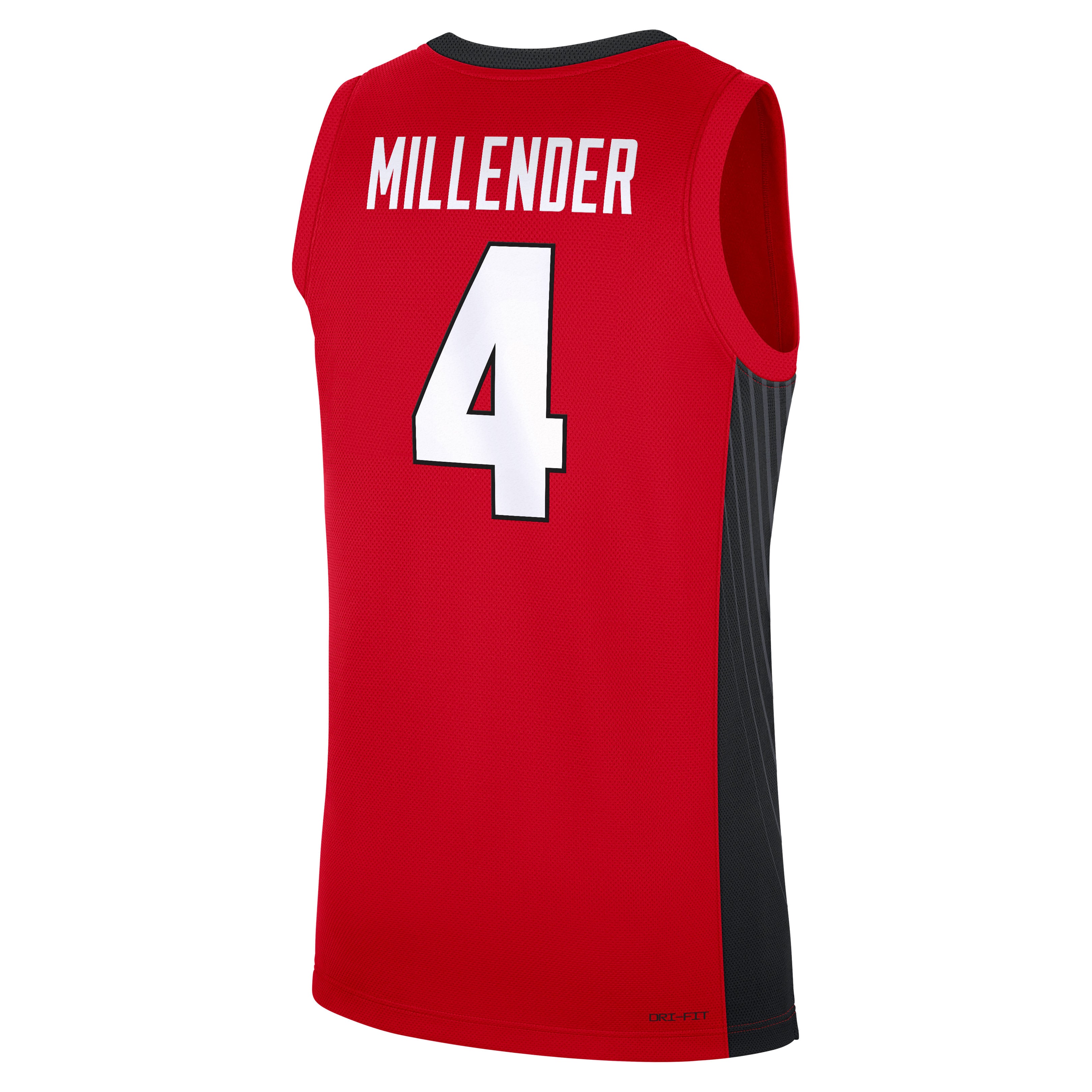 Marcus Millender Georgia Bulldogs Nike NIL Men's Basketball Replica Jersey - Red