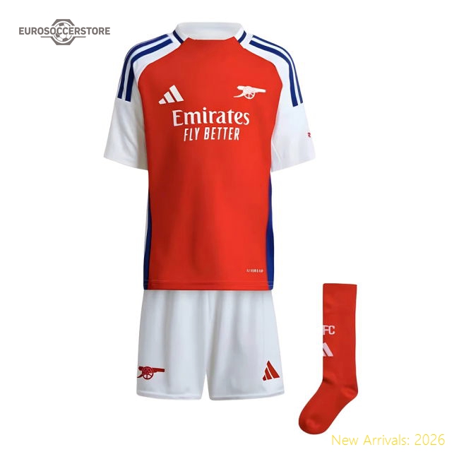 Gentle Arsenal Mini Jersey 2024-2025 Stretchy Kids-safe Technology
