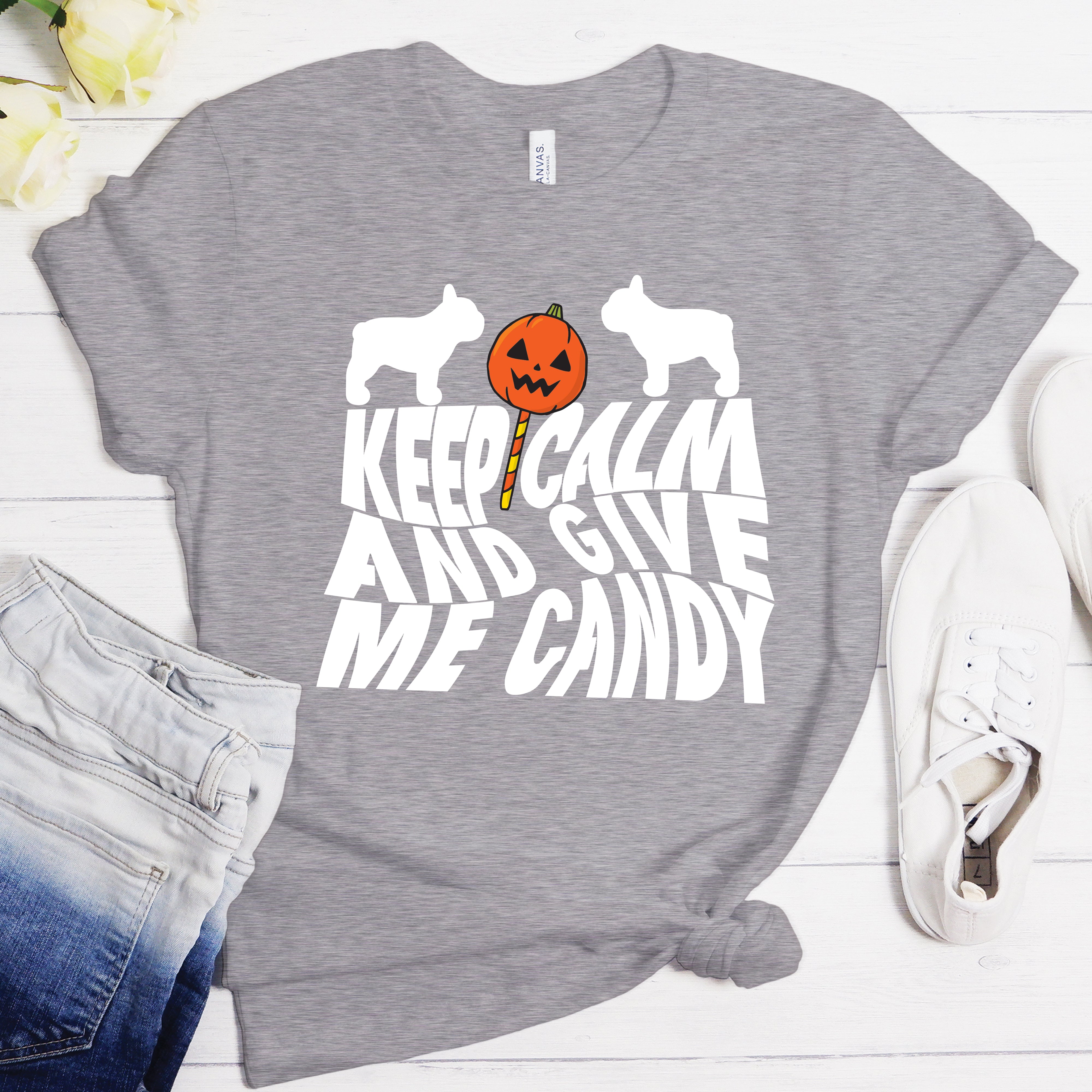 Spooktacular Frenchie Halloween - Stylish Unisex T-shirt Indoor Comfort