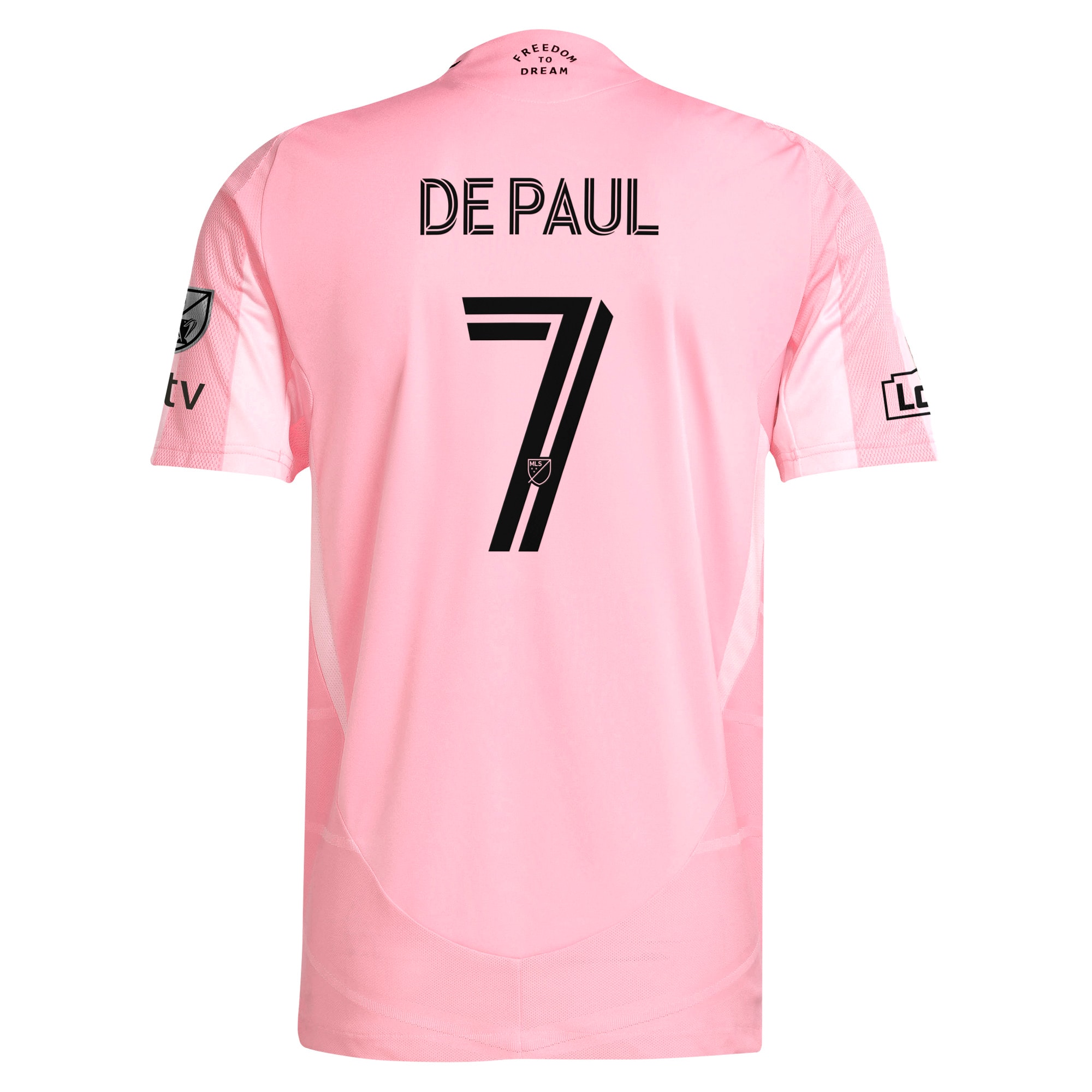 [SJH] Rodrigo De Paul Inter Miami CF 2025 Euforia On-Field Authentic Jersey - Pink
