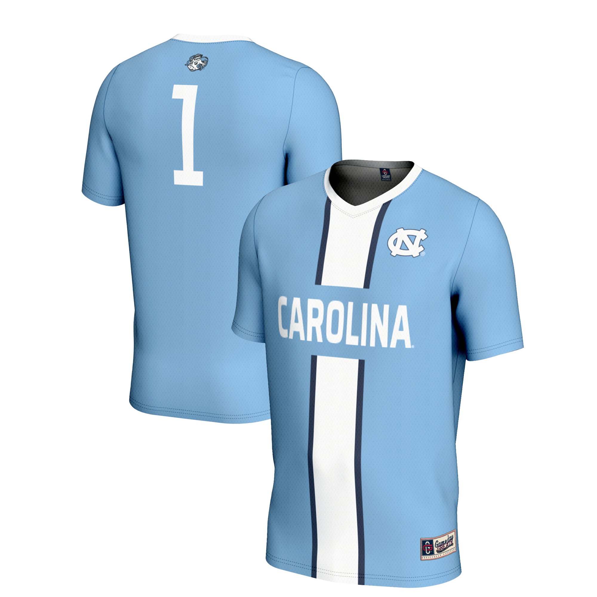 [NJP] North Carolina Tar Heels GameDay Greats Youth Men's Soccer Jersey - Carolina Blue