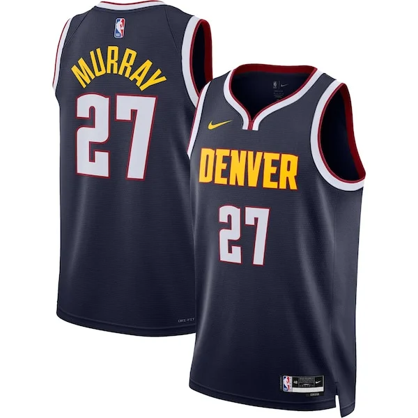 Jamal Murray DEN Durable Basketball Jersey - Navy - Licensed Product