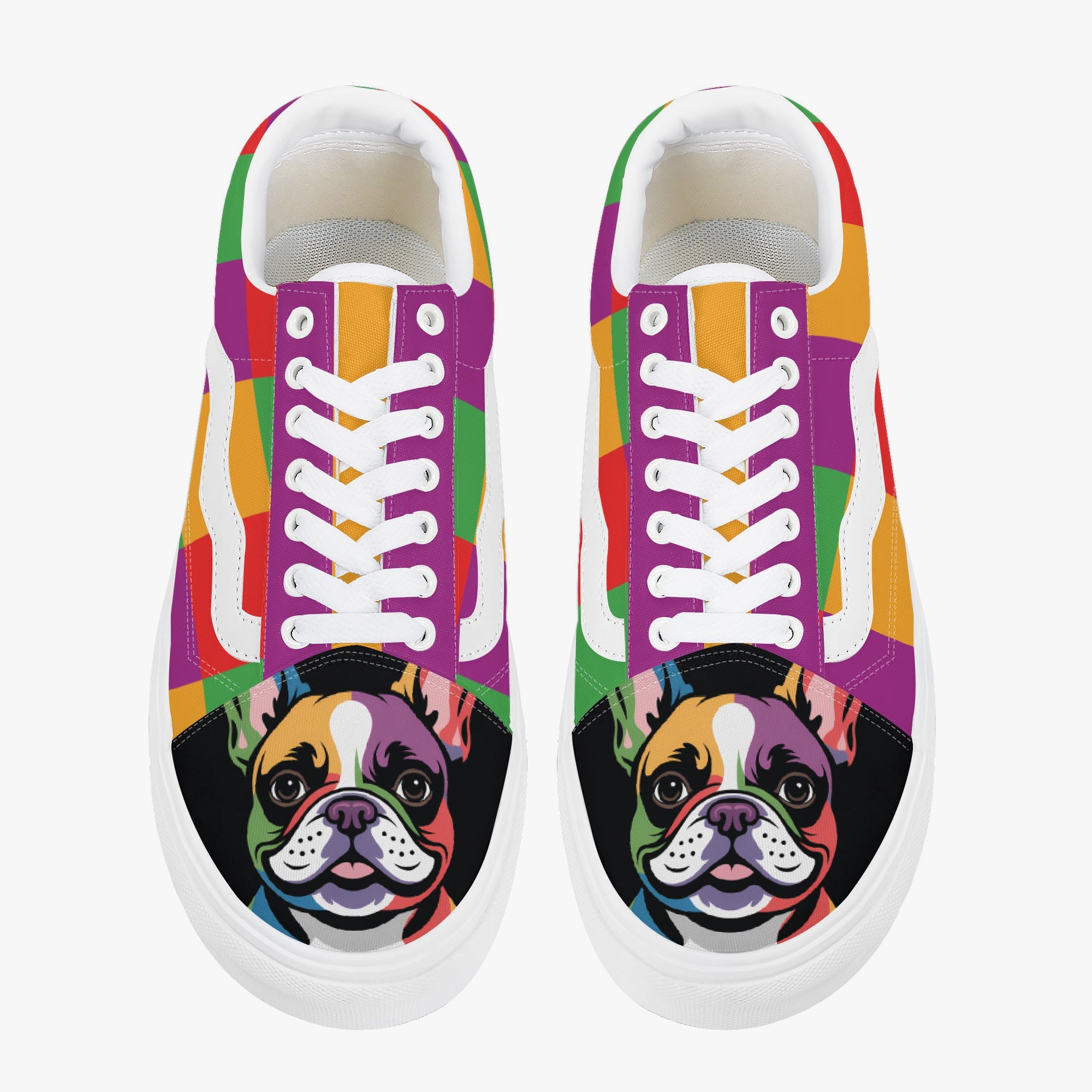 - Dog Owner Trendy Low-top Canvas Sneakers Outdoor Style | Unique Design