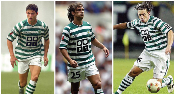 Moisture Wicking Sporting CP 01-03 Sporting Lisbon Ronaldo Retro