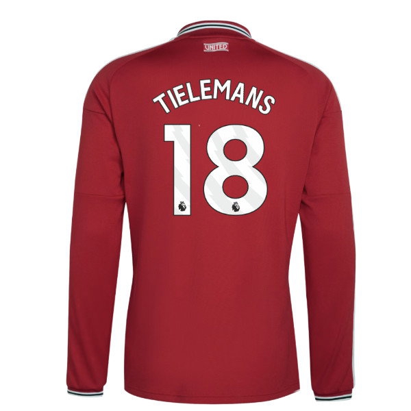[JGK] 2026-2027 Man Utd Long Sleeve Home Shirt (Tielemans 18)