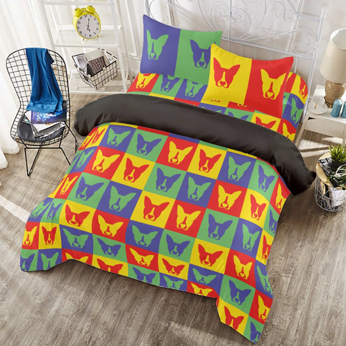 Teddy - Duvet Cover Set for Boston Terrier lovers