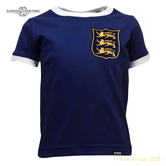 Kids British & Irish Lions 1930's Tee Navy/White Ringer