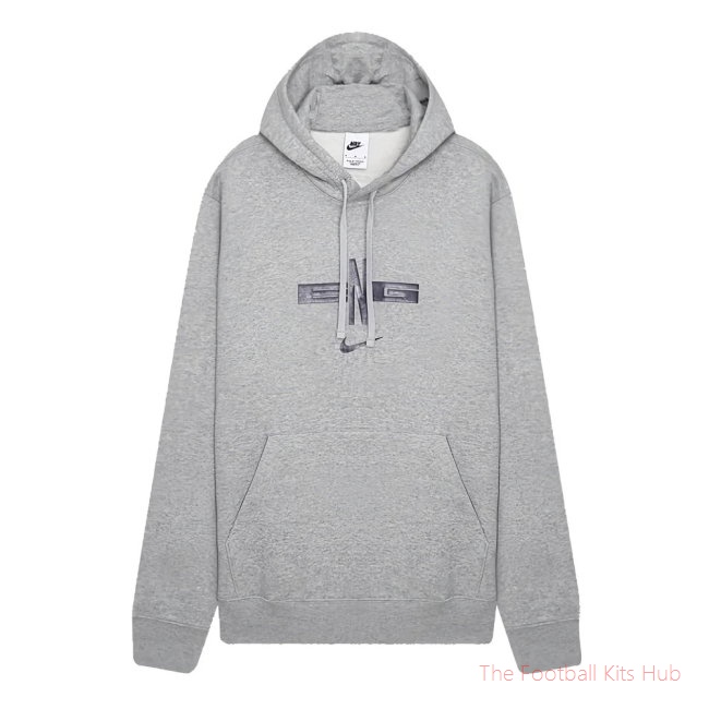 2024-2025 England Football Pullover Hoodie (Grey)