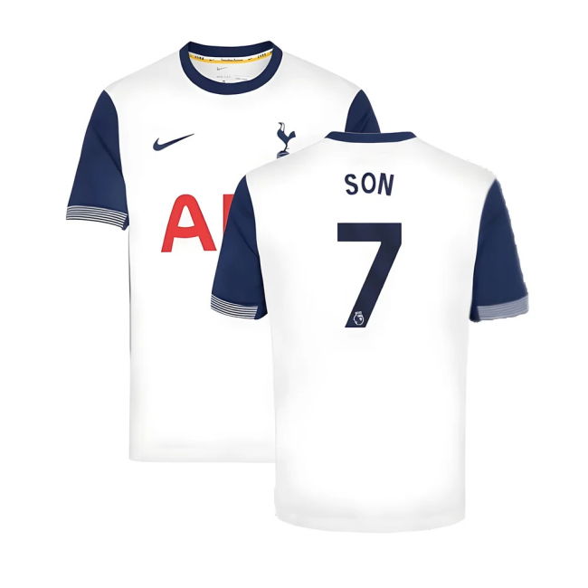 Son 7 Official Licensed Tottenham Home Supporter Kit for Adults
