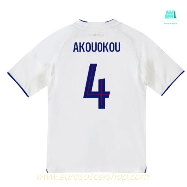 2025-2026 Olympique Lyon Home Shirt (Kids) (Akouokou 4)