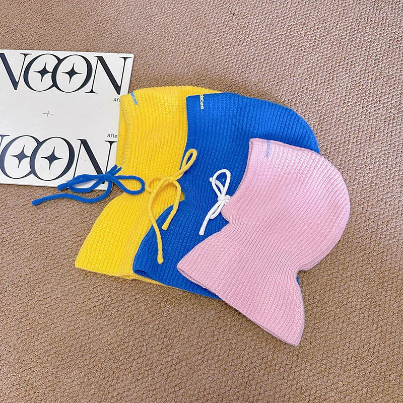 WagLoom Frenchie Knitted Snood Hat – Colorful Soft Wool Dog Hat