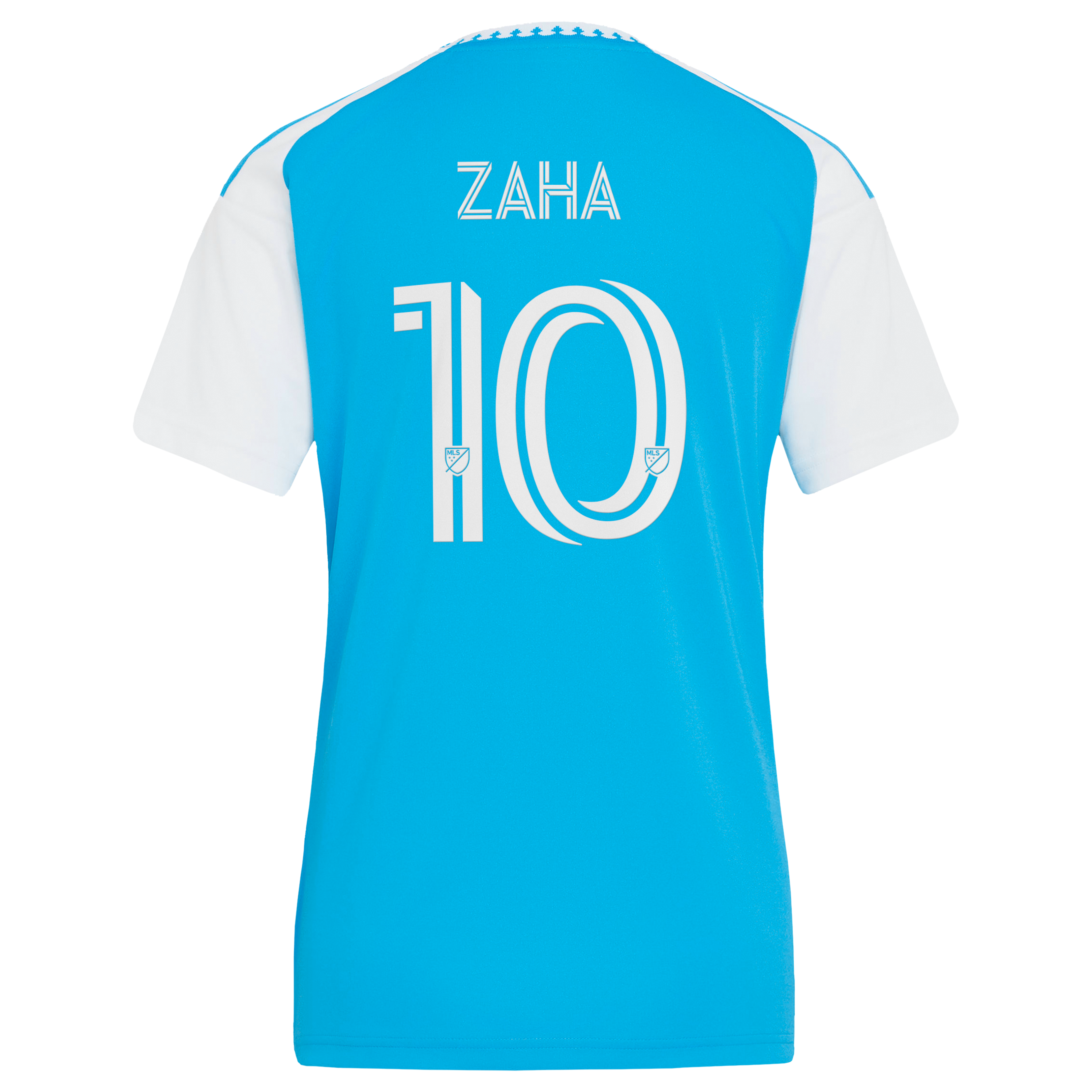 [LK] Wilfried Zaha Charlotte FC Women's 2026 Carolina Kit: Crowns Up Replica Jersey - Blue