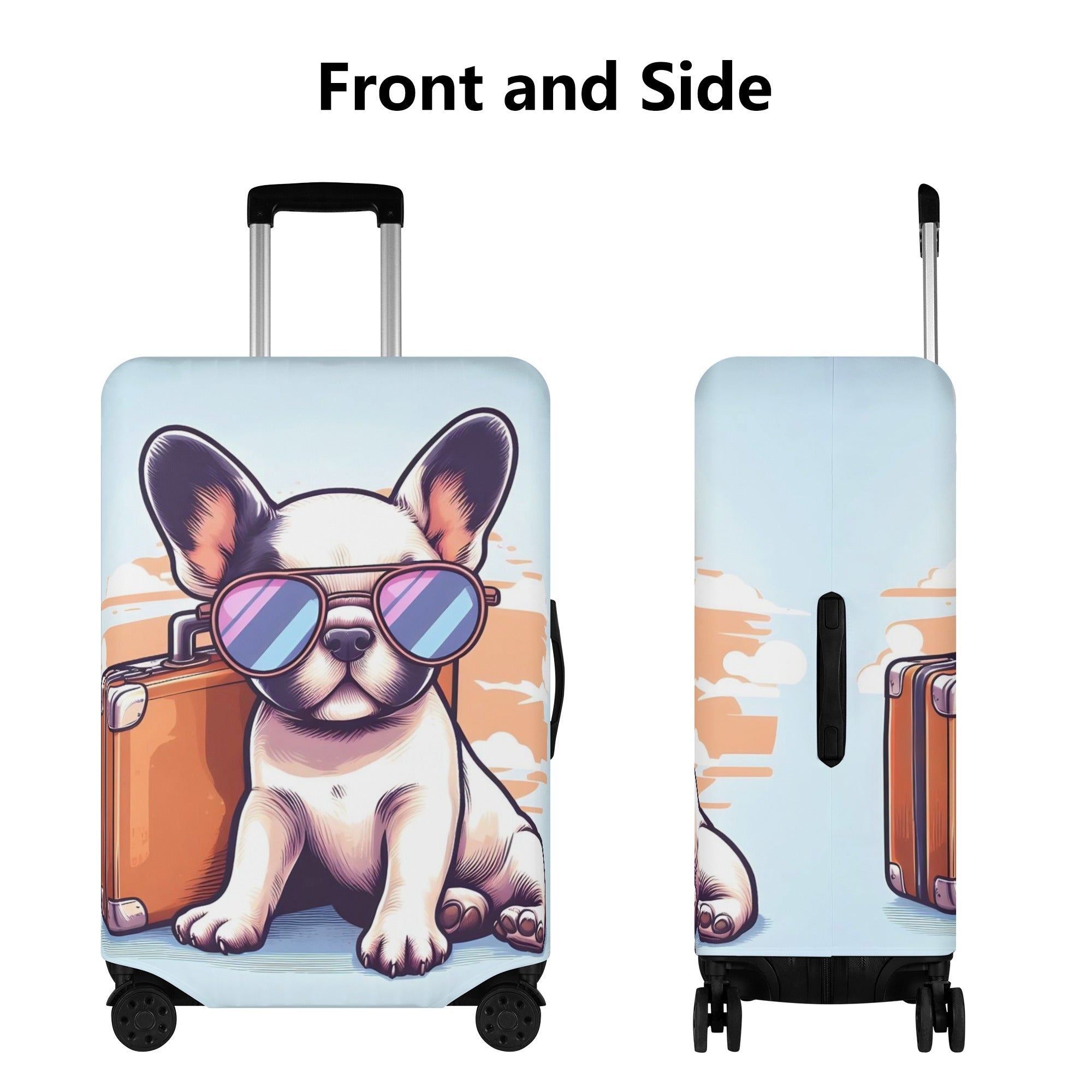 French Bulldog Bruce Luggage Cover Useful Frenchie Gear