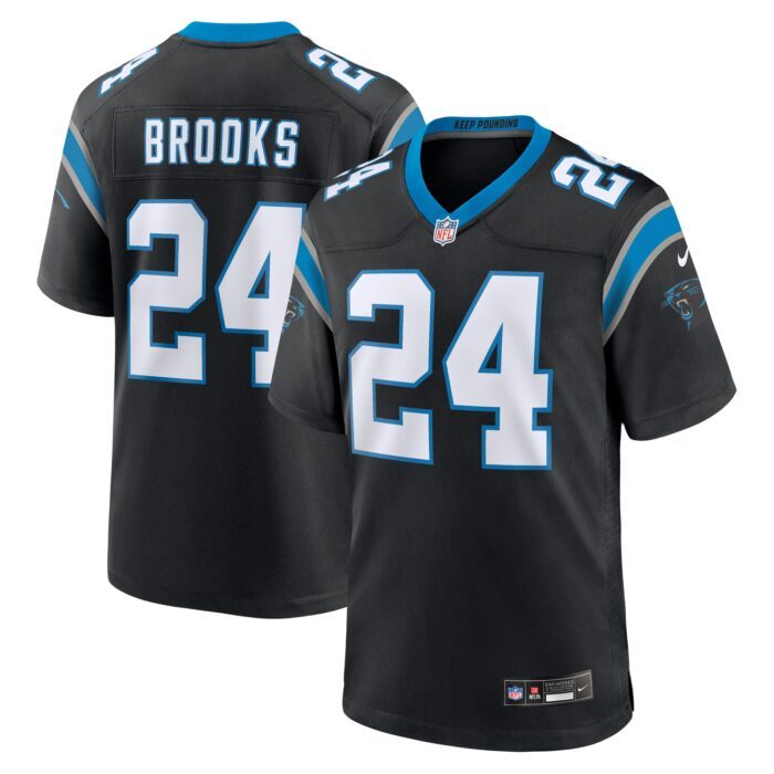 None Men's Team Captain CAR Panthers Premium Jersey Football Apparel