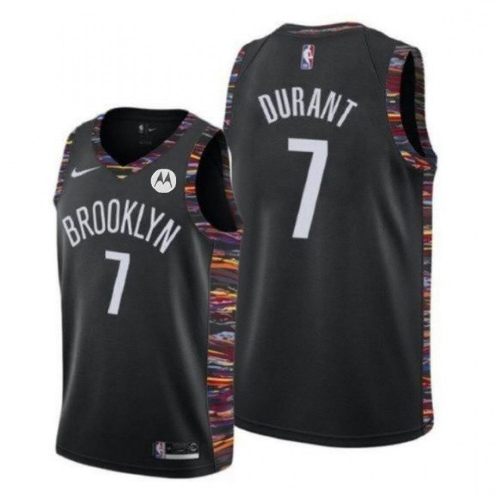 Official Brooklyn Nets Kevin Durant7 Black Jersey - - Basketball Fan Gear
