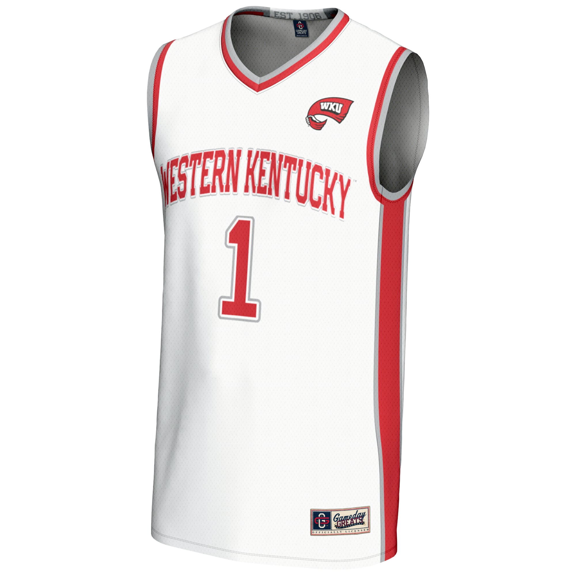[DDG] Western Kentucky Hilltoppers GameDay Greats Lightweight Basketball Jersey - White