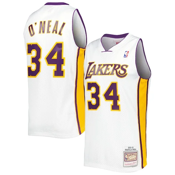 Shaquille O'Neal LAL Swingman Jersey - contemporary superior - White