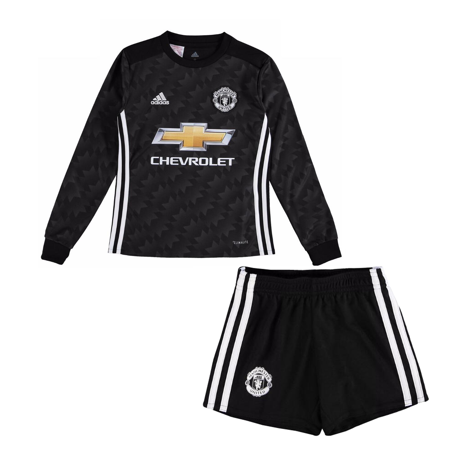 Advanced Fabric Man Utd Kids Manchester United Away 201718 LS Soccer