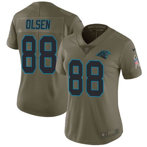 NFL C P Panthers #88 Greg Olsen Limited Team Color Jersey - Fan Fav...