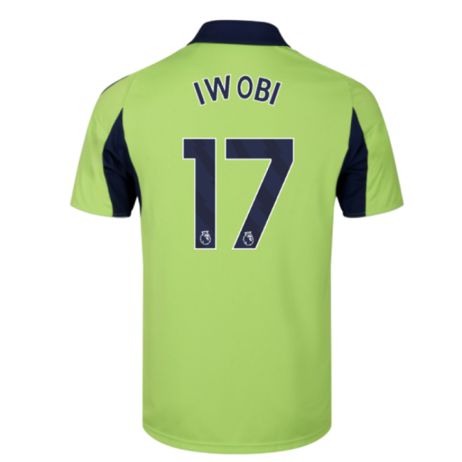 Special Offer 2025-2026 FUL Away Retro Jersey Iwobi 17 - Adults I#181
