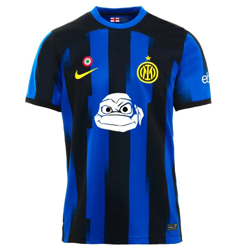 2324 Inter Milan X Ninja Turtles Home Soccer Jersey Football Shirt -