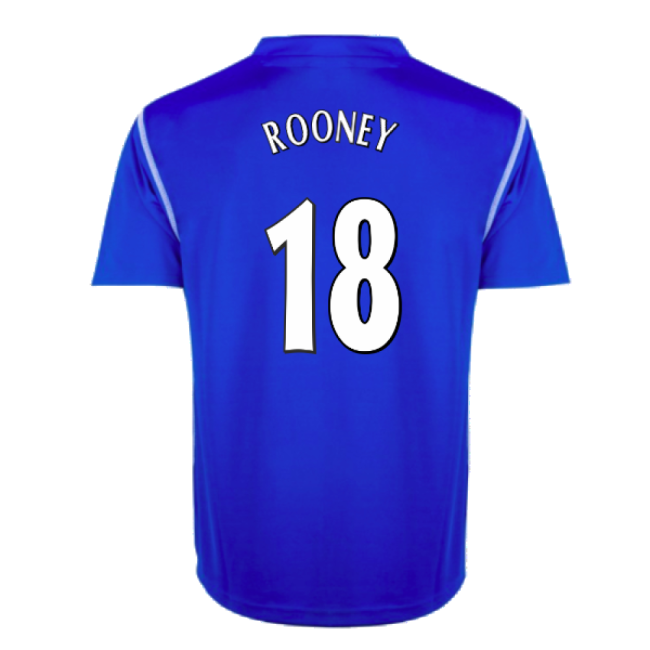 Replica Everton Retro Home Shirt Rooney #18 Professional Grade New...