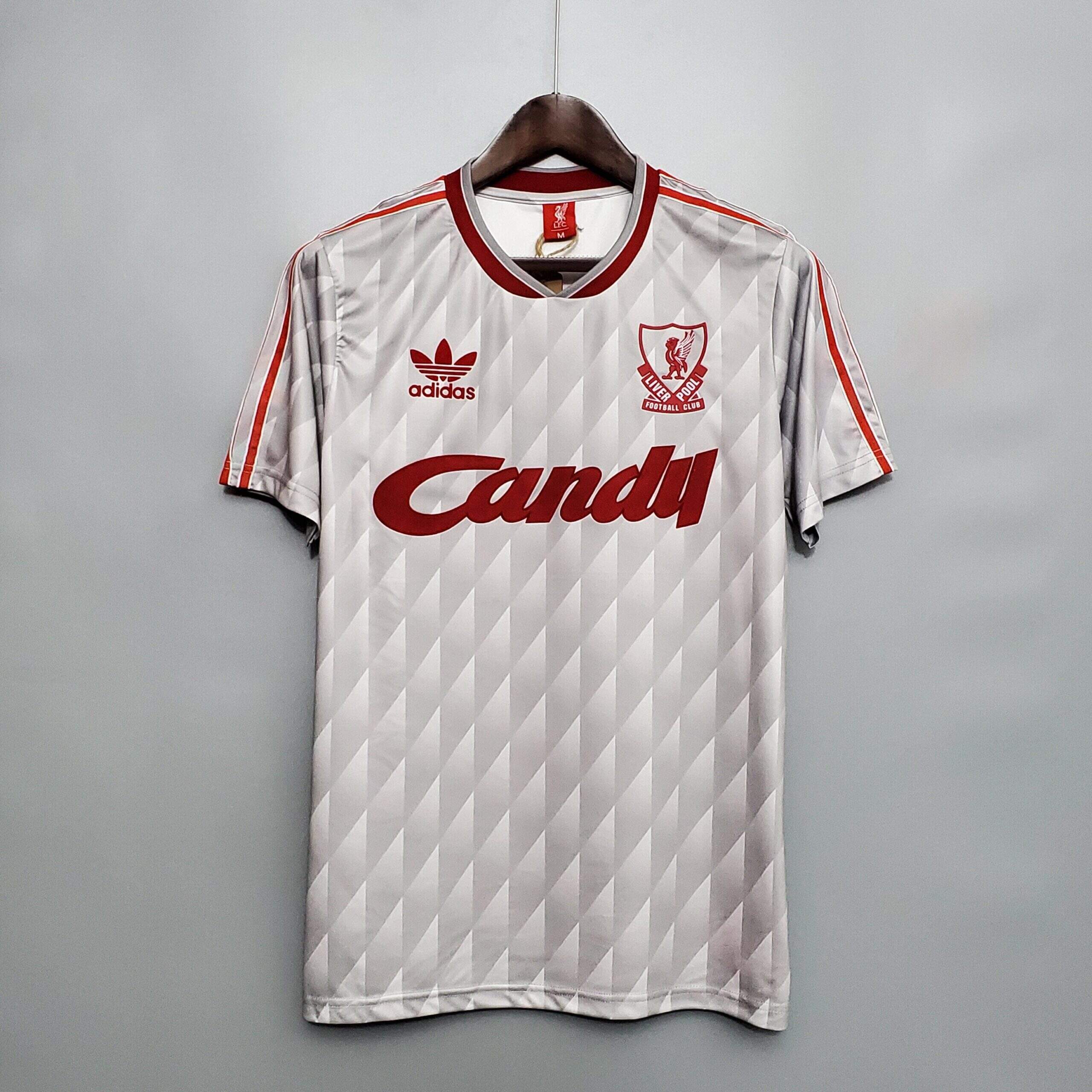 Cheap 1989-1991 liverpool away retro kit