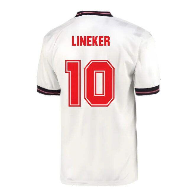Exquisite England 1986 Home World Cup Finals Retro Shirt (LINEKER 10) Fashionable