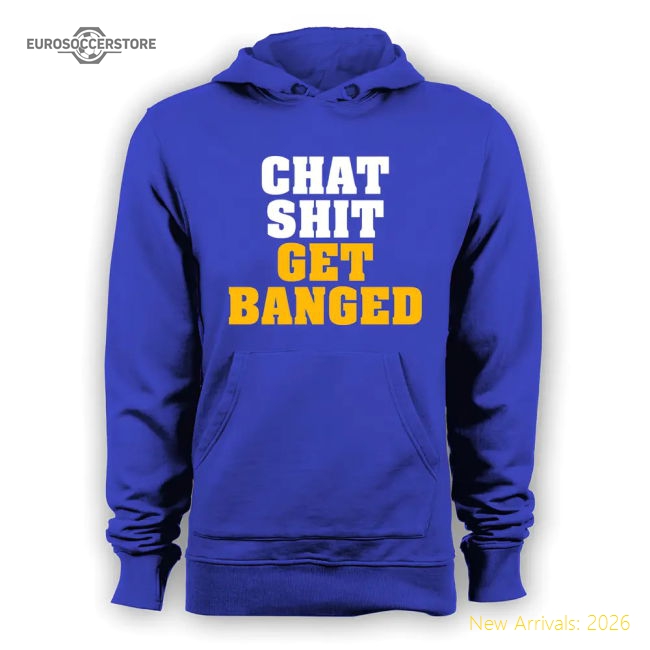 Official Leicester City Jamie Vardy Chat Get Banged Hoody (blue)