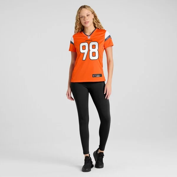 None John Game Jersey - Orange | NFL Player Jersey | NFL Football