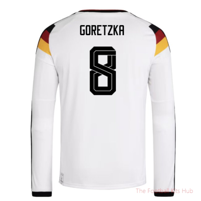 2026-2027 Germany Long Sleeve Home Shirt (Goretzka 8)