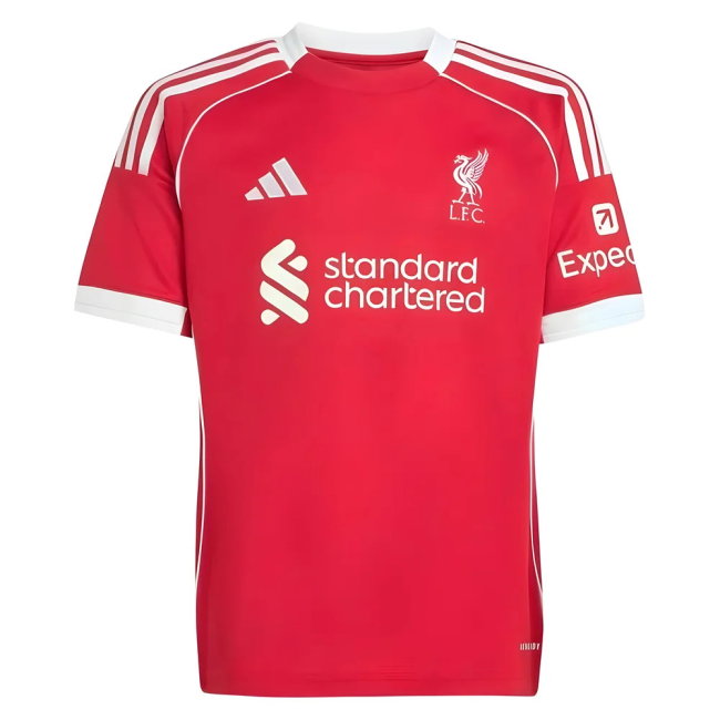 Liverpool Home Shirt 2025-2026 edition (Junior
