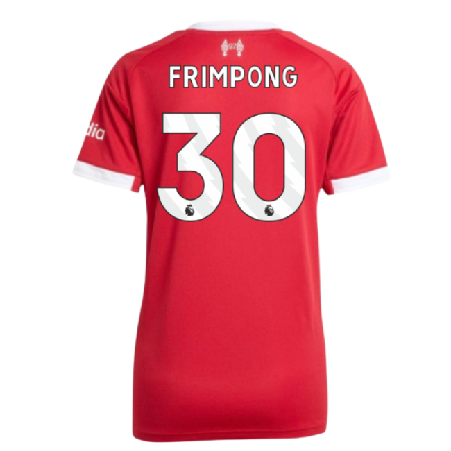 2025-2026 Liverpool Home Shirt (Womens) (Frimpong 30) (Collector's ...