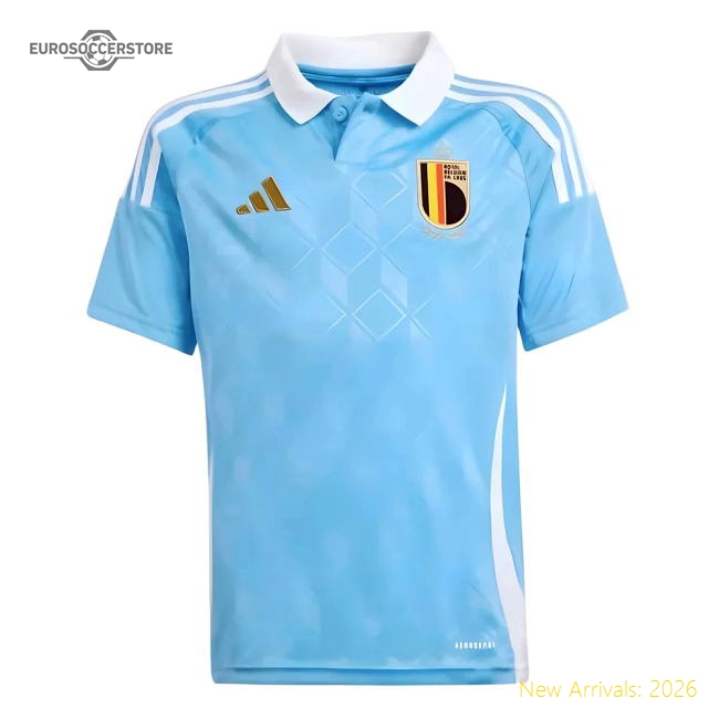 Belgium 2024-2025 Official Away Shirt - Retro Modern Breathability