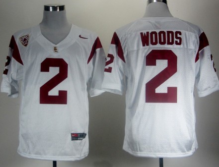 Men's None White 2024 moisture wicking Robert Woods #2 home jersey